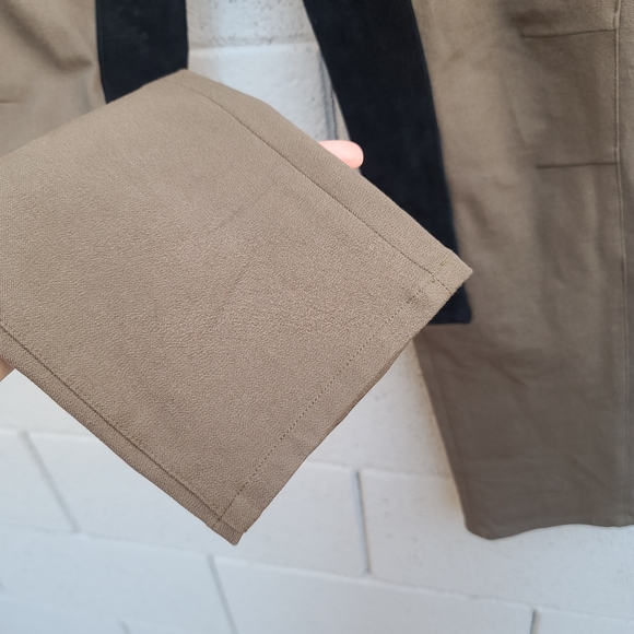 Veronica Beard | Ellie Jodhpur Suede Patch Equestrian Pants in Army Green Size 6 - Picture 7 of 14